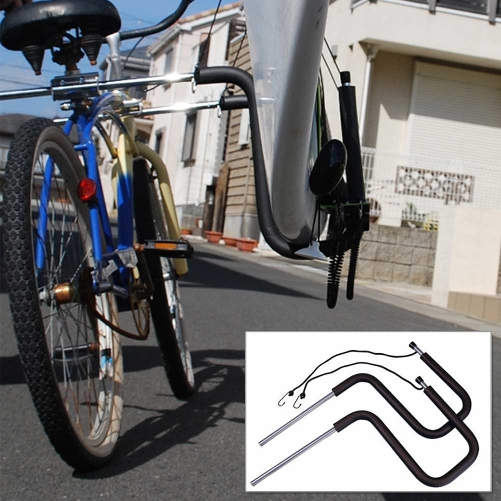 Amazon | 2本積み用 単体 サーフボードキャリア 自転車 スクーター共用