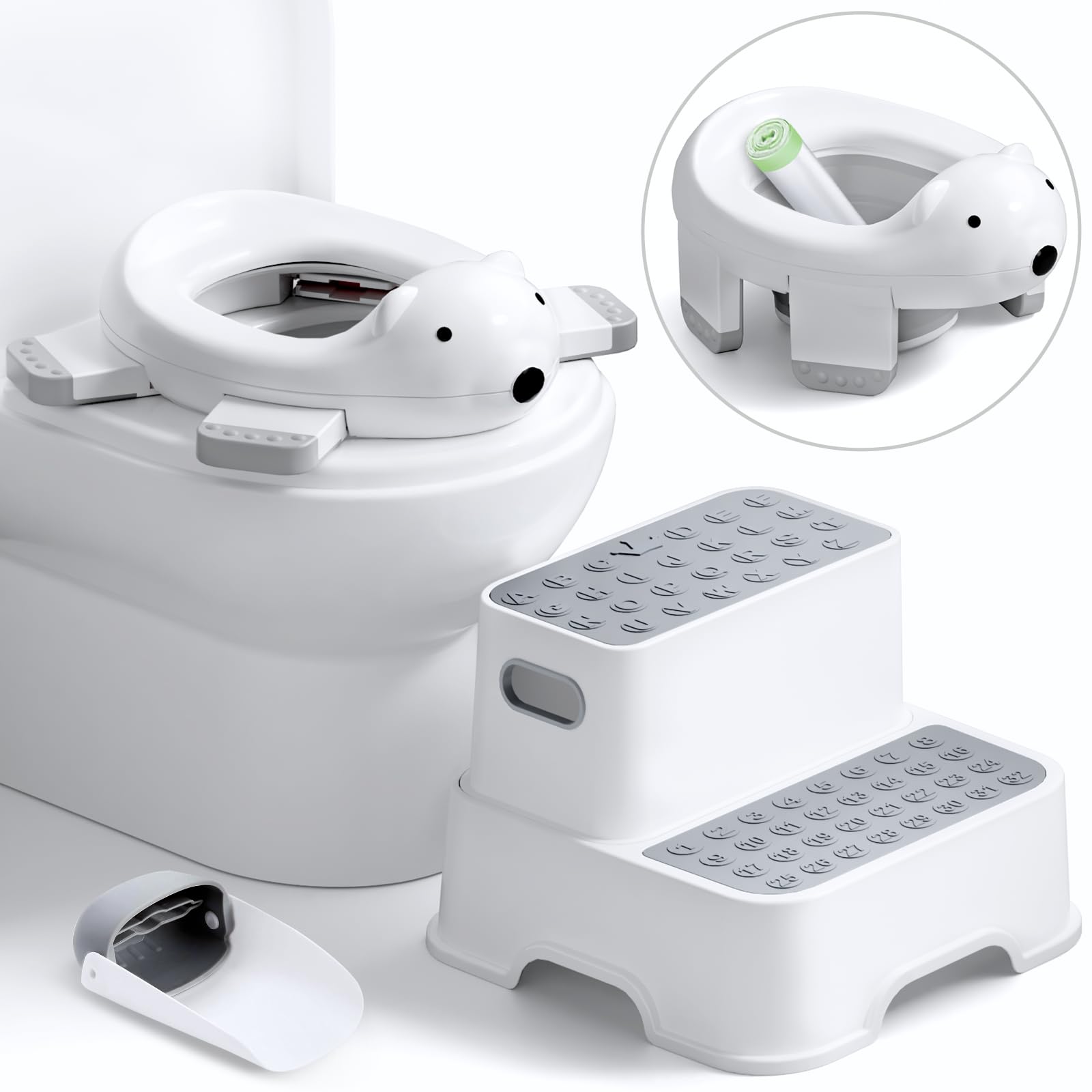 BUNWAG Potty Training Toilet with Toddler Step Stool sold price at auction in Canada