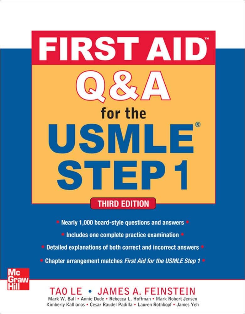 健康・医学 FIRST AID Q&A FIRST AID for the USMLE First Aid Q&A for the USMLE Step 1, Third Edition : Le M.D.