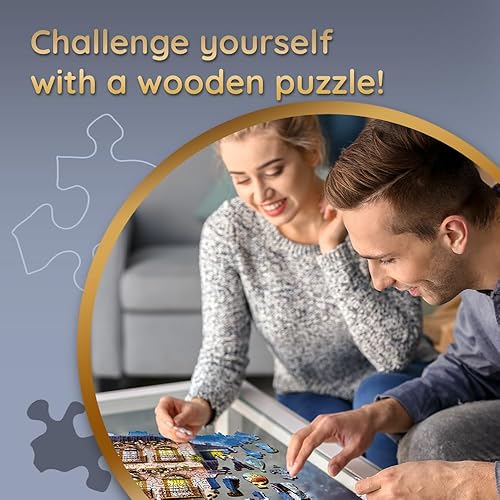 Miniatura 7 de Trefl Wood Craft - Rompecabezas de madera de 500 + 5 piezas, Mickey Mouse de Disney