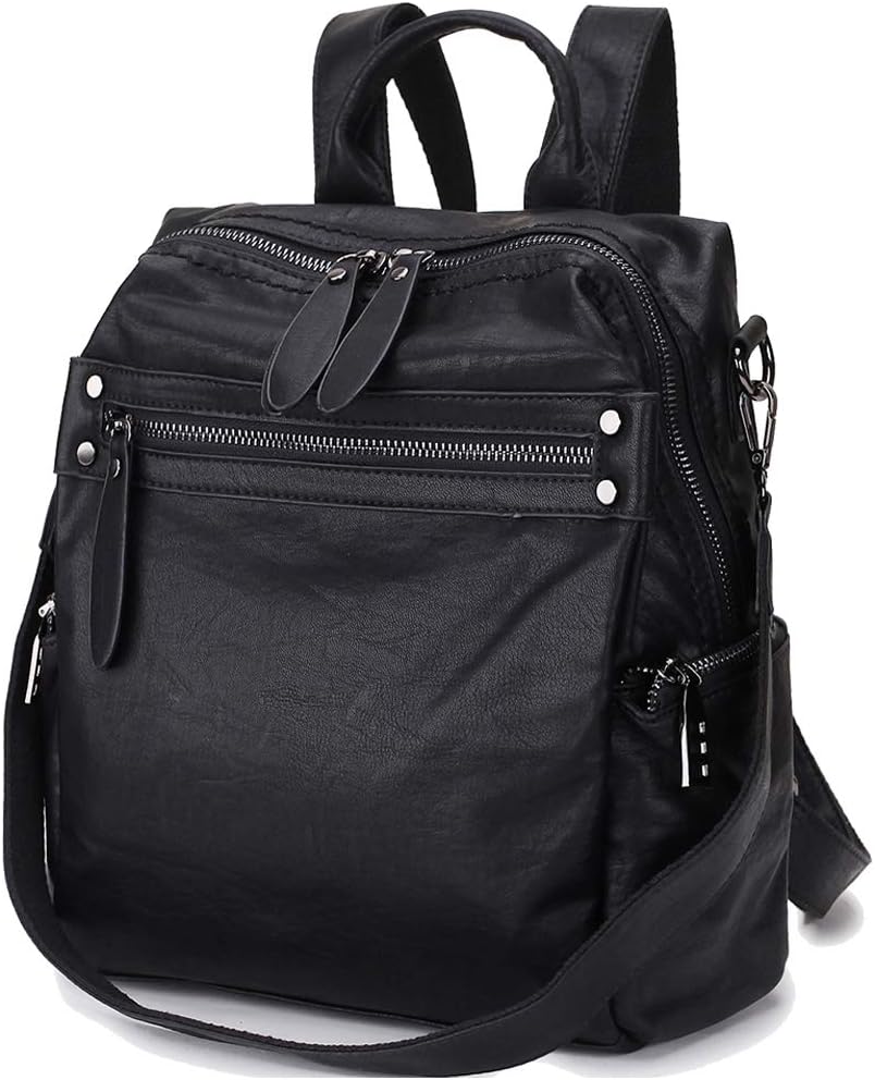 VX VONXURY Backpack Purse for Women, PU Leather Fashion Convertible Backpack Shoulder Bag Ladies Rucksack In 2 Ways To Carry