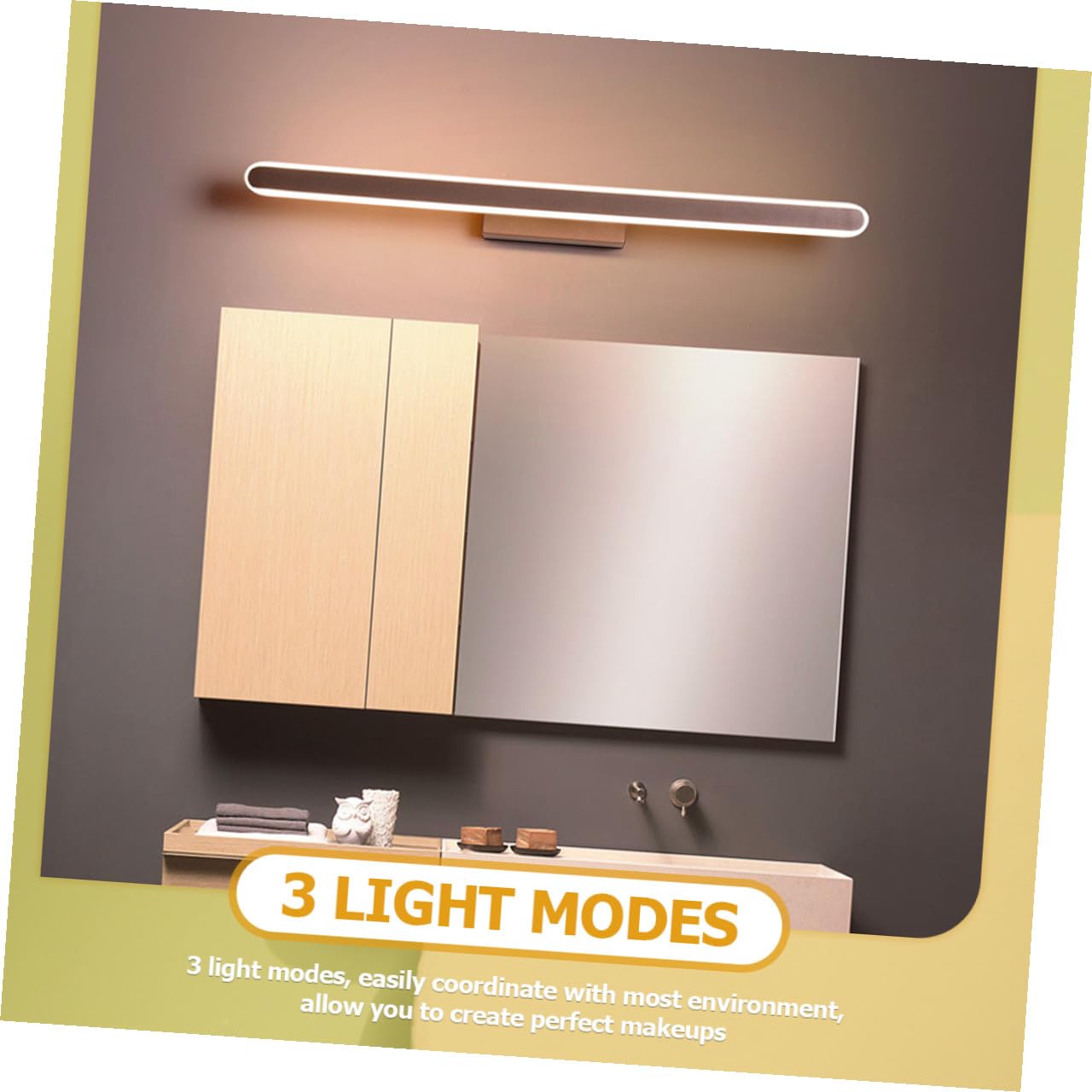 Luce LED da Specchio Bagno 15w, Set 3 Colori Dimmerabile
