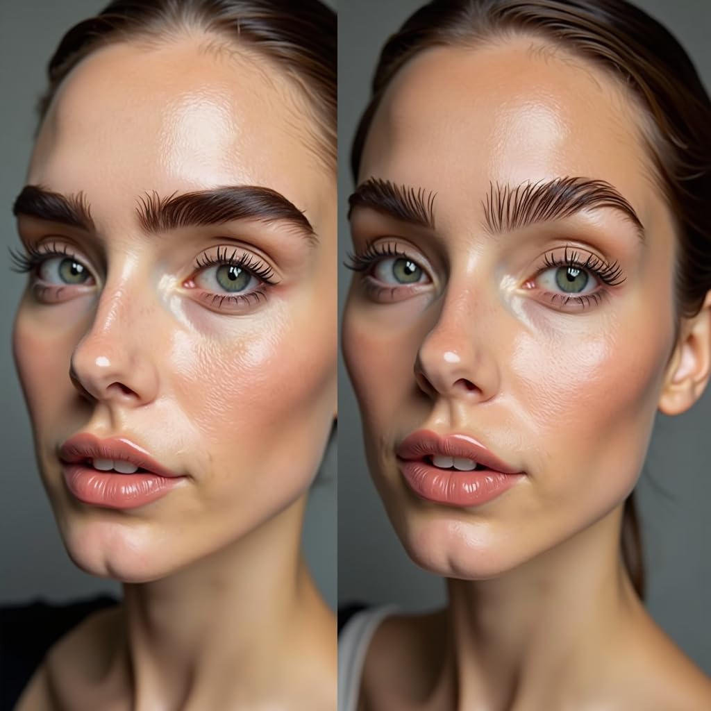 Professional Kalentin Eyebrow Color 2-Pack Plus 2 Developers (Dark Brown)