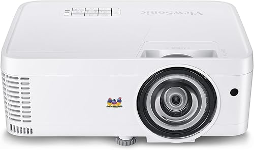 Miniatura 2 de ViewSonic PS600W 3700 lúmenes WXGA HDMI Networkable Short Throw Projector para el hogar y la oficina