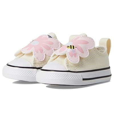 Converse Kids Chuck Taylor(r) All Star(r) One Strap Floral Easy On (Infant/Toddler) Kids Shoes Egret/Light Jellyfish Jitter