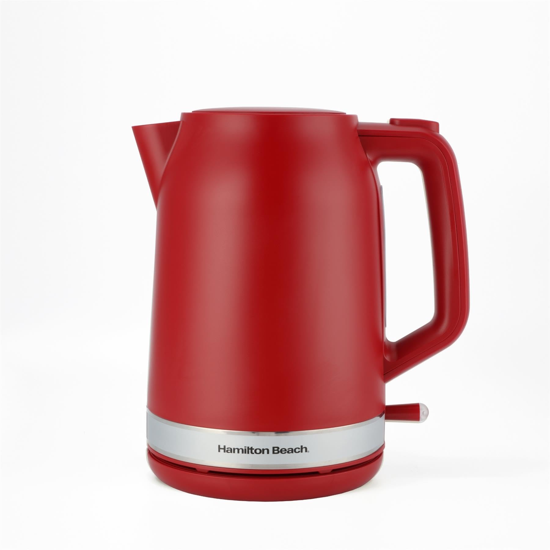 Electric KettleElla1.7LMatte RedBy Hamilton Beach Hbk3045Mr from B&Q