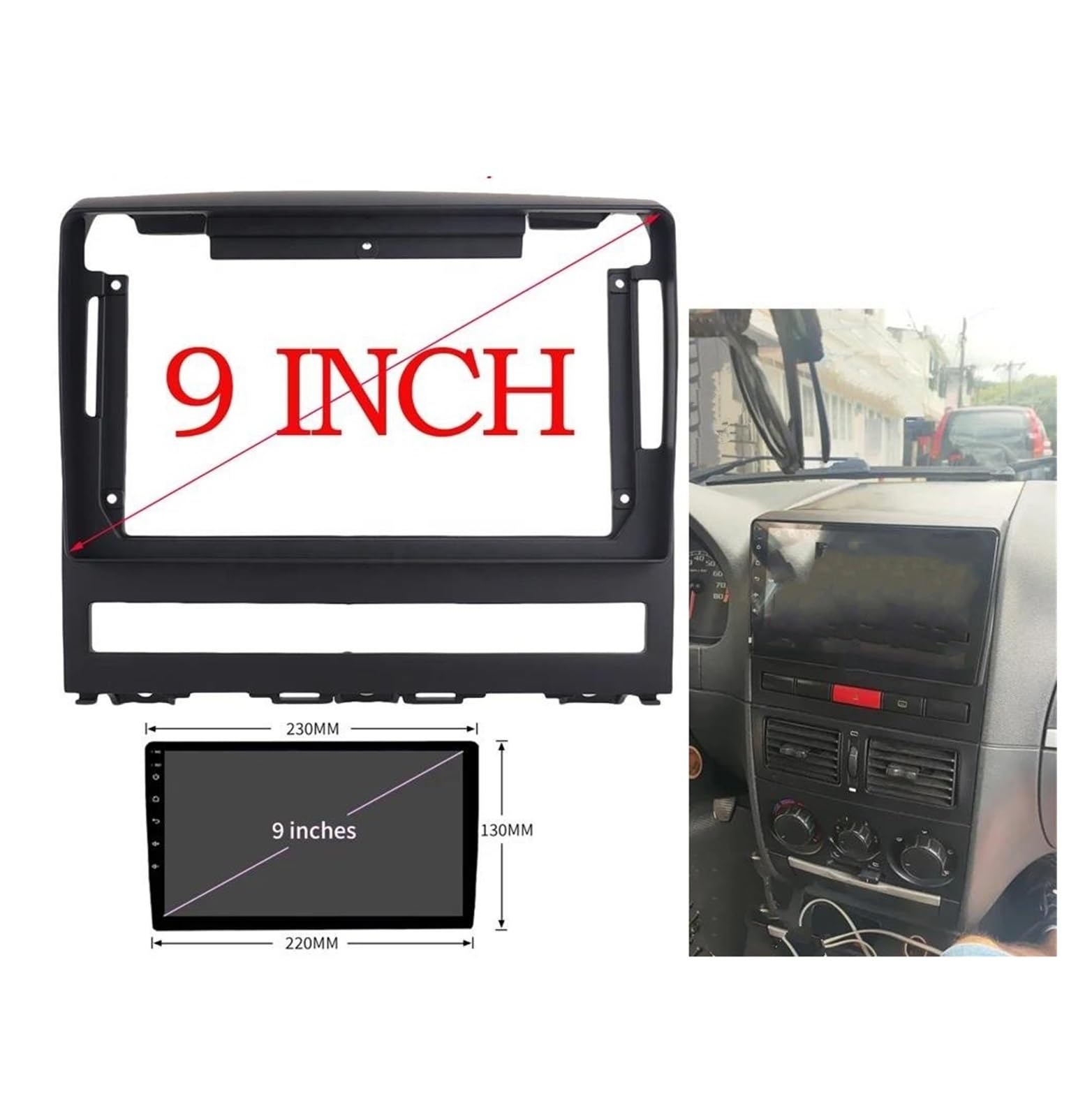 Kit montaje autorradio Para FIAT Para Albea Para Siena Para Palio