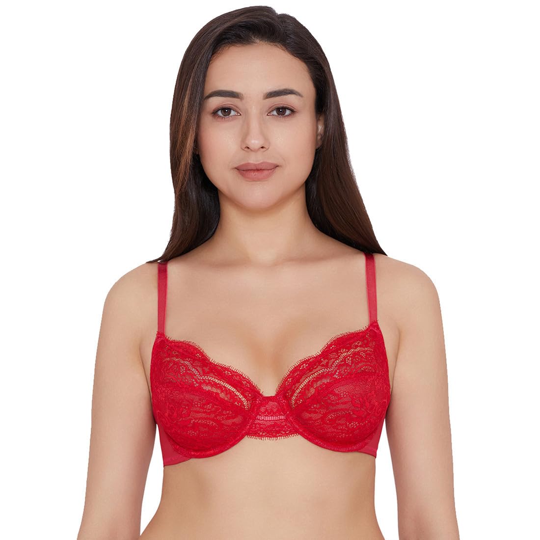 wacoal Women’s Essential Lace | Non Padded | Wired |Full Cup| Bridal Wear | Lace Bra | Full Support Bra-picture-37
