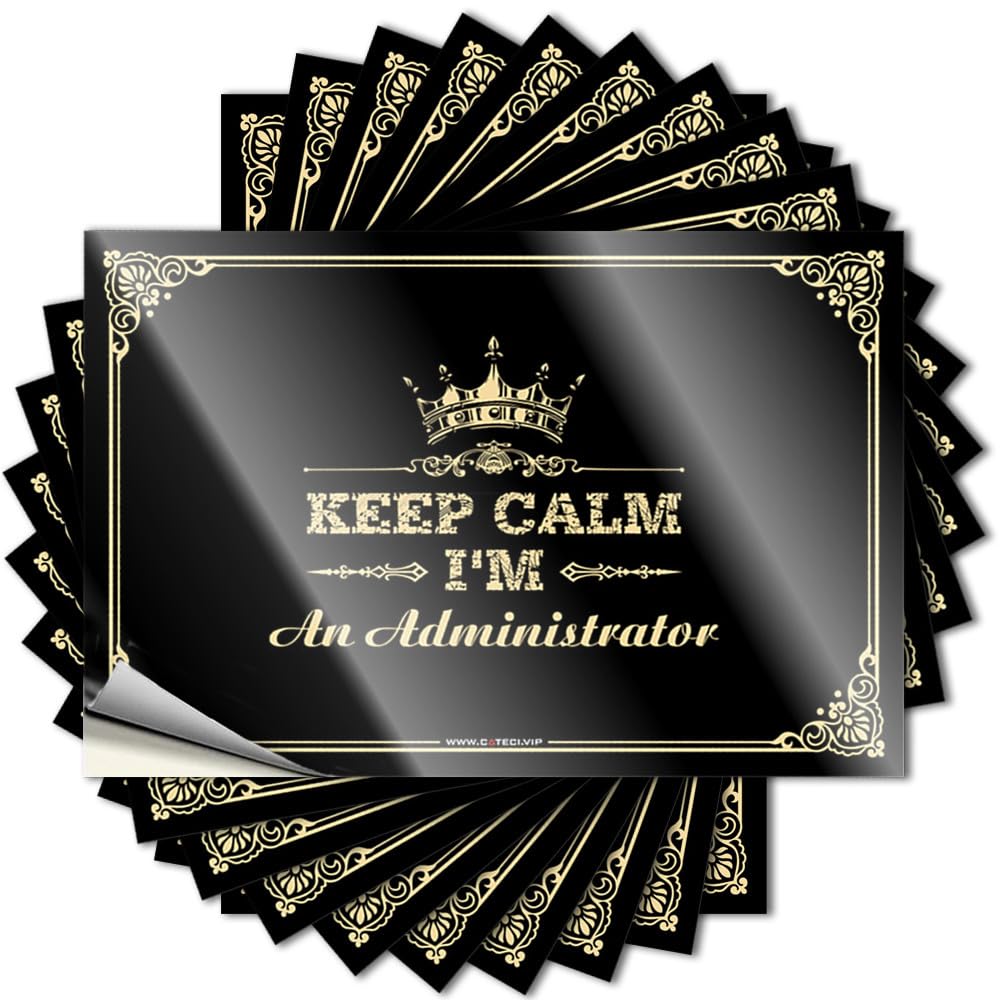 Stickers Spicy, Cruise Door Keep Calm I'm an Administrator | Home Gifts(12X18CM)