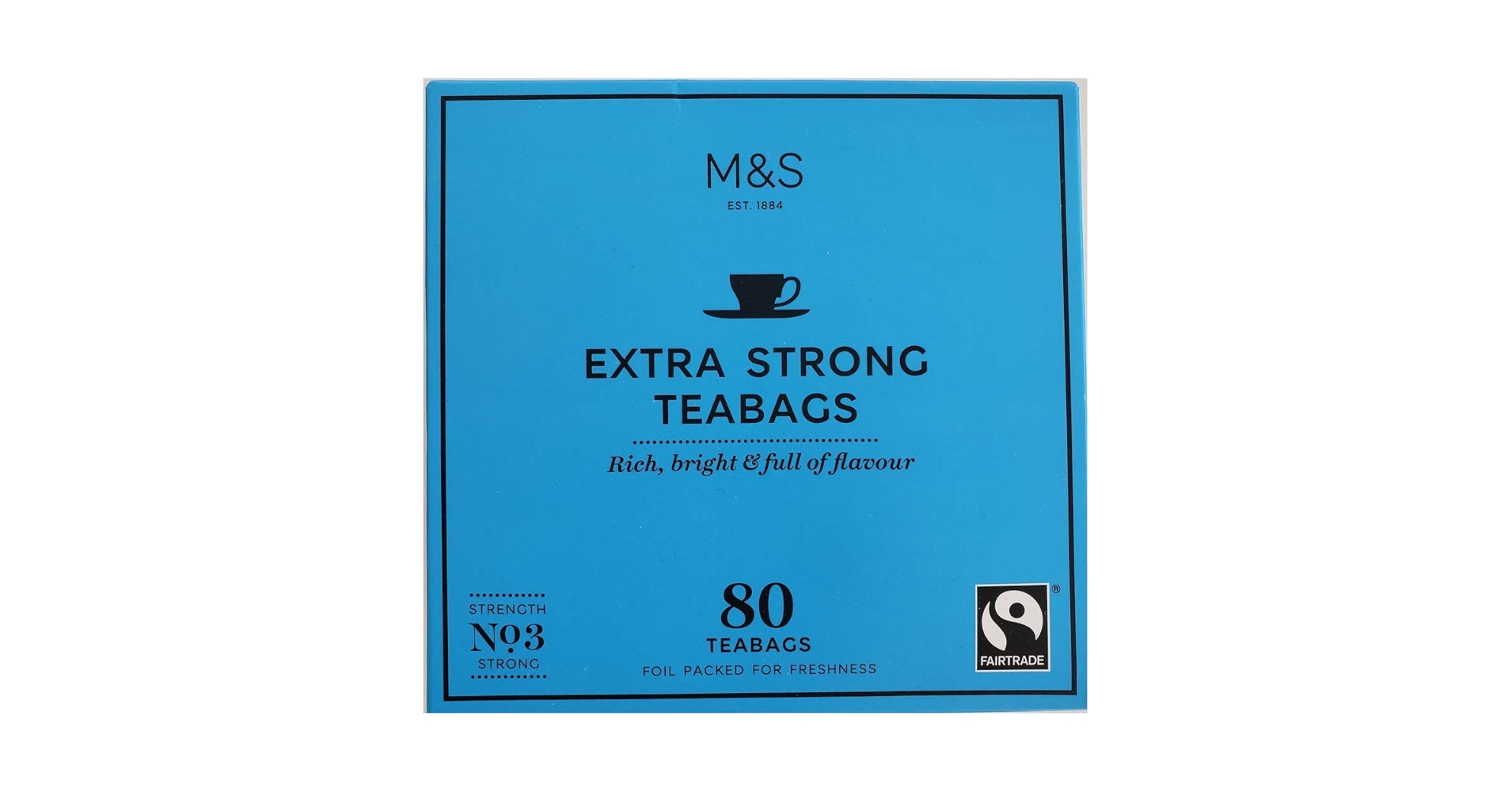 Amazon.com : Marks and Spencer Extra Strong 80 Tea bags 250g
