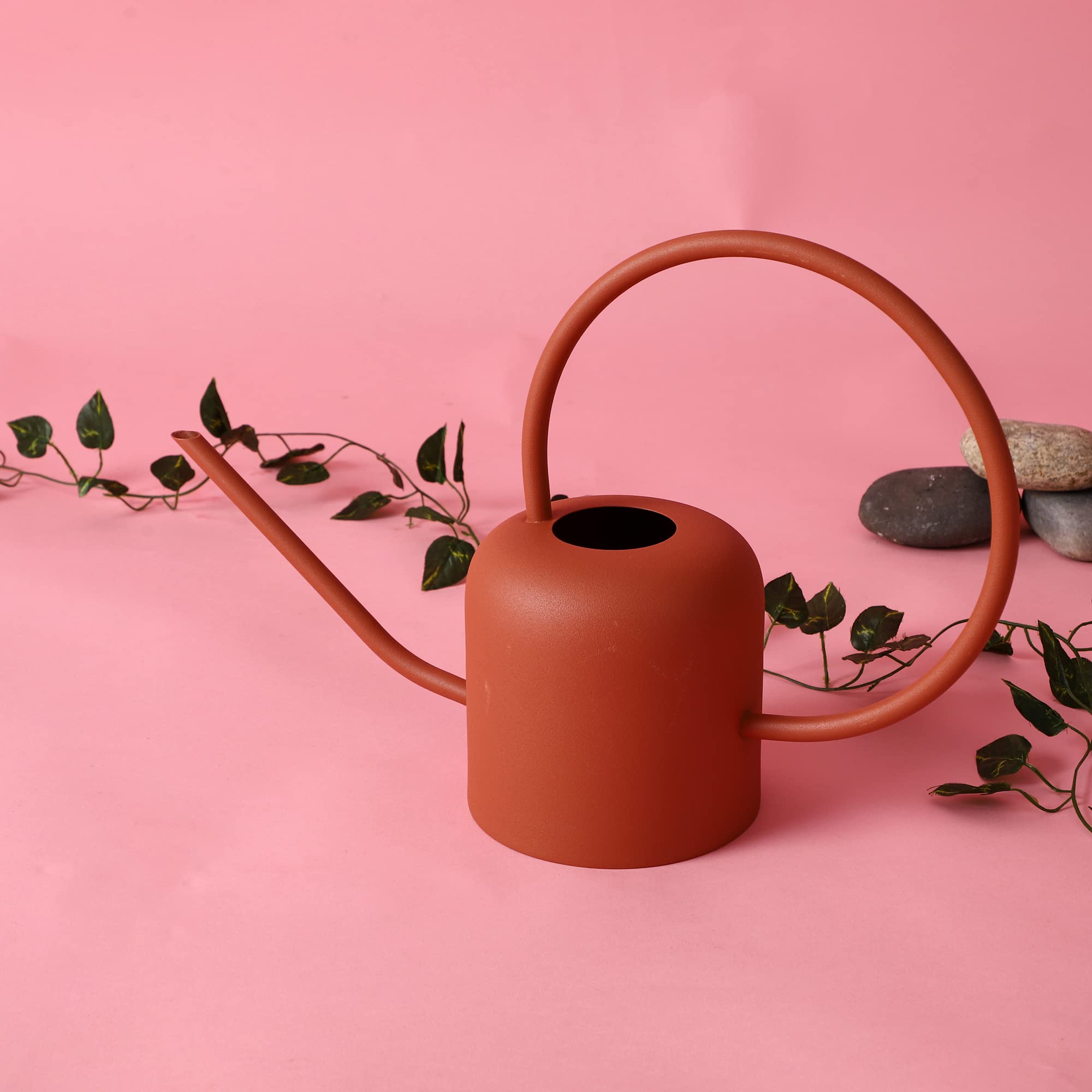 OPAXA LIVING - Terracotta Stainless Steel Plant Watering Can Handcrafted, 2L, (Pack of 1) (B0BB9P7LPL) Amazon Price History, Amazon Price Tracker
