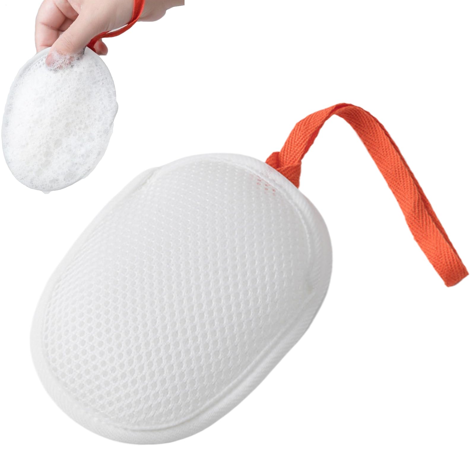 Bolsa de malla para el jabón | Bolsa de jabón de barra de espuma para la ducha | Topeador de lavadoras para mujeres Bath -senderismo gimnasio de viaje de viajes para acampar para acampar