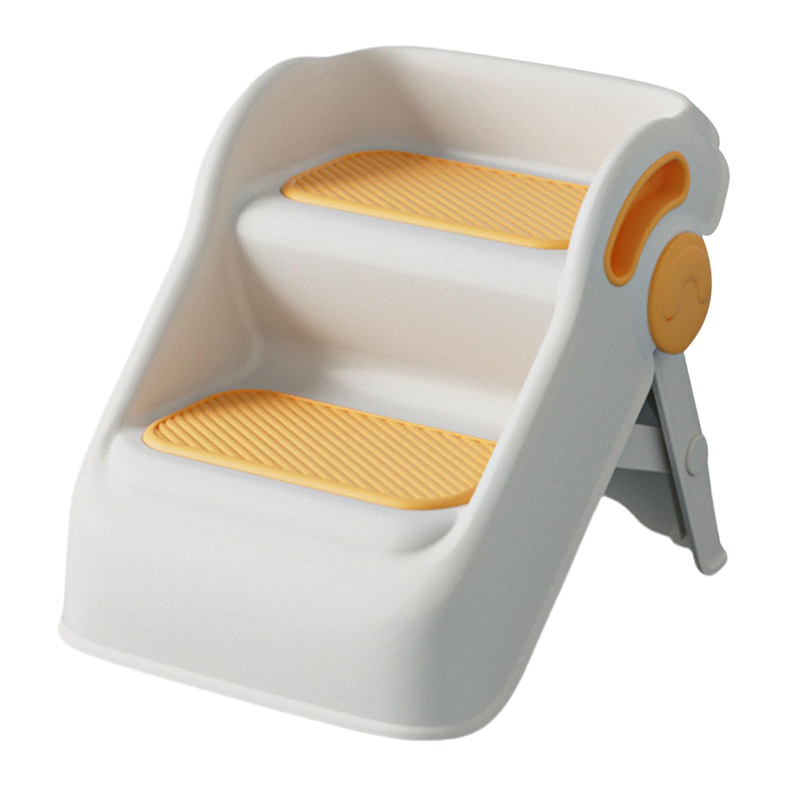 Double Levels Kids Step Stool Foldable Bathroom Safe Anti Slip Designs Safe Folding For Household Kitchen Stool
