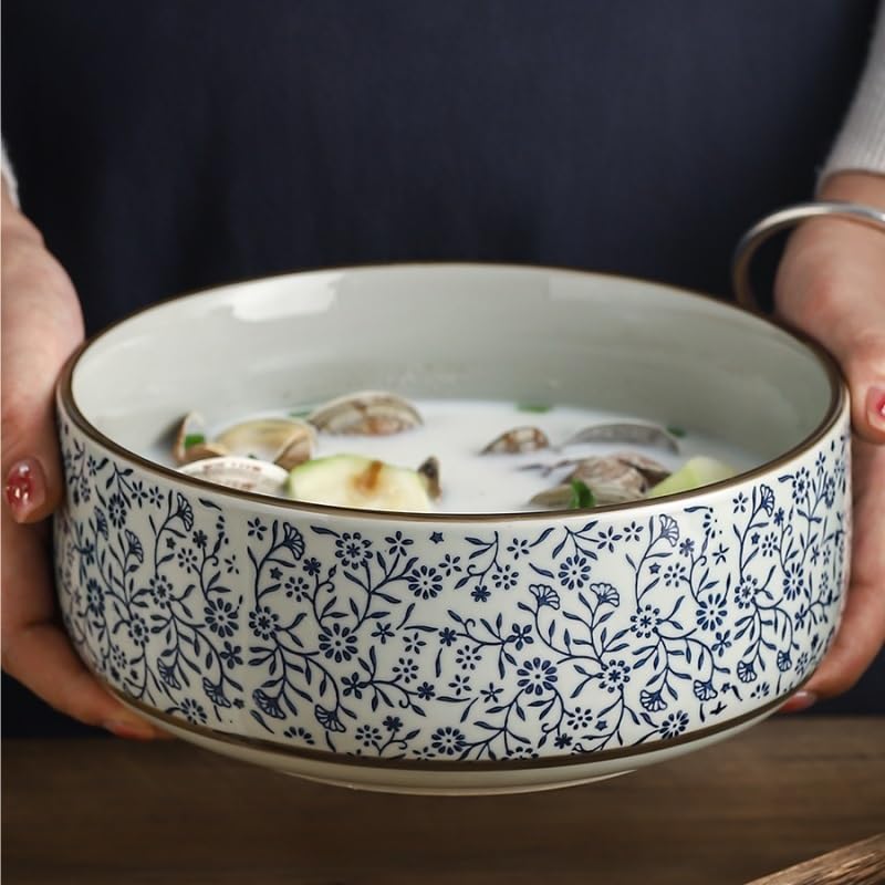 Miski do zupy ceramiczna duża miska do zupy restauracja miska deserowa prosta szeroka miska na makaron domowa miska na makaron miski obiadowe