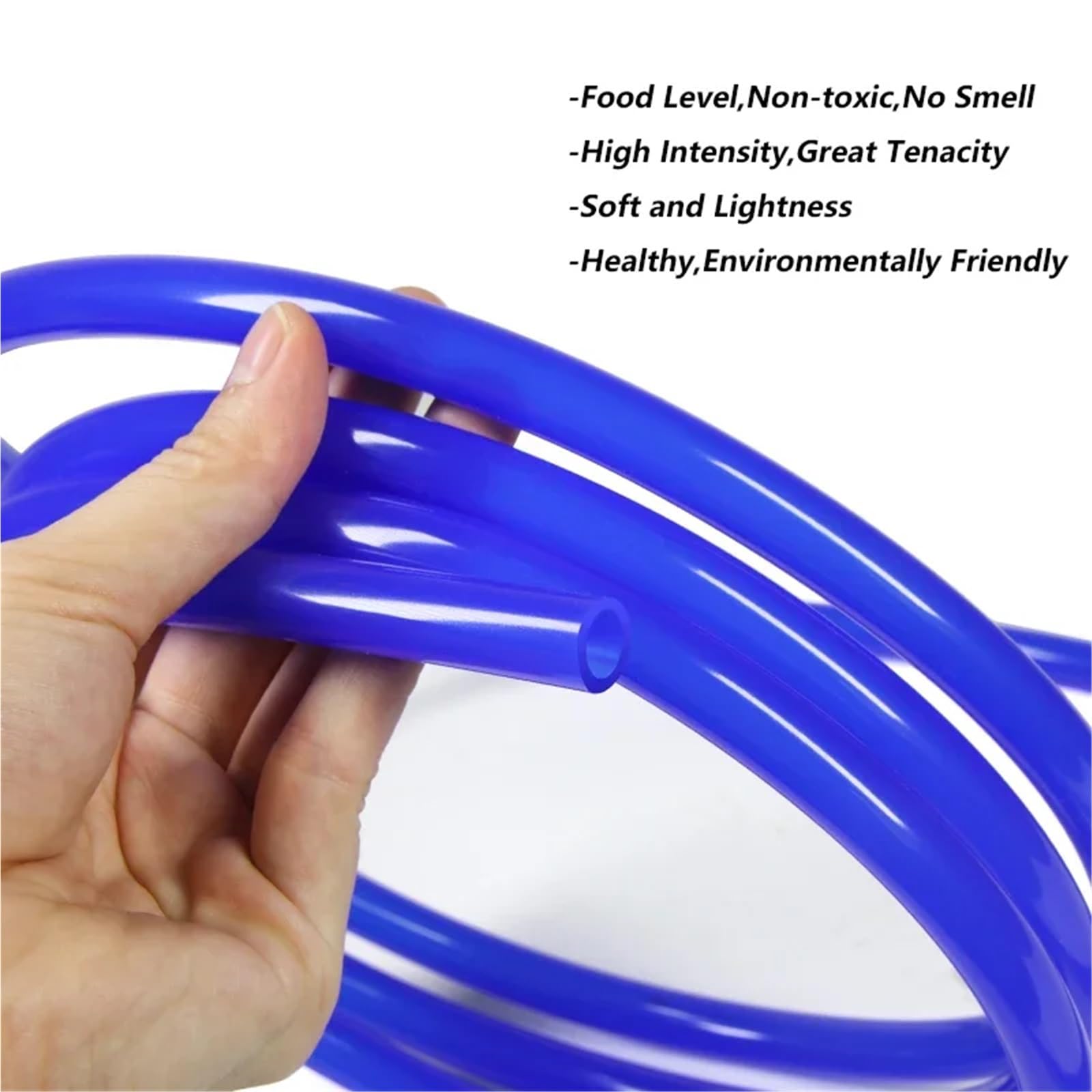 ID 0,5 mm ~ 32 Tubo de silicona azul Mangueras flexibles plomería agua resistentes a altas temperaturas