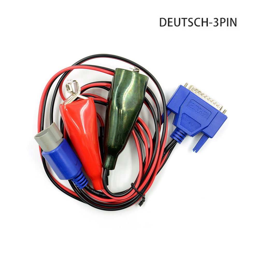 AUOTO Main Adapter Connector Cables For DPA5 Dearborn Protocol Adapter 5 Heavy Duty Truck Diagnostic Scanner - 3Pin for Deutsch