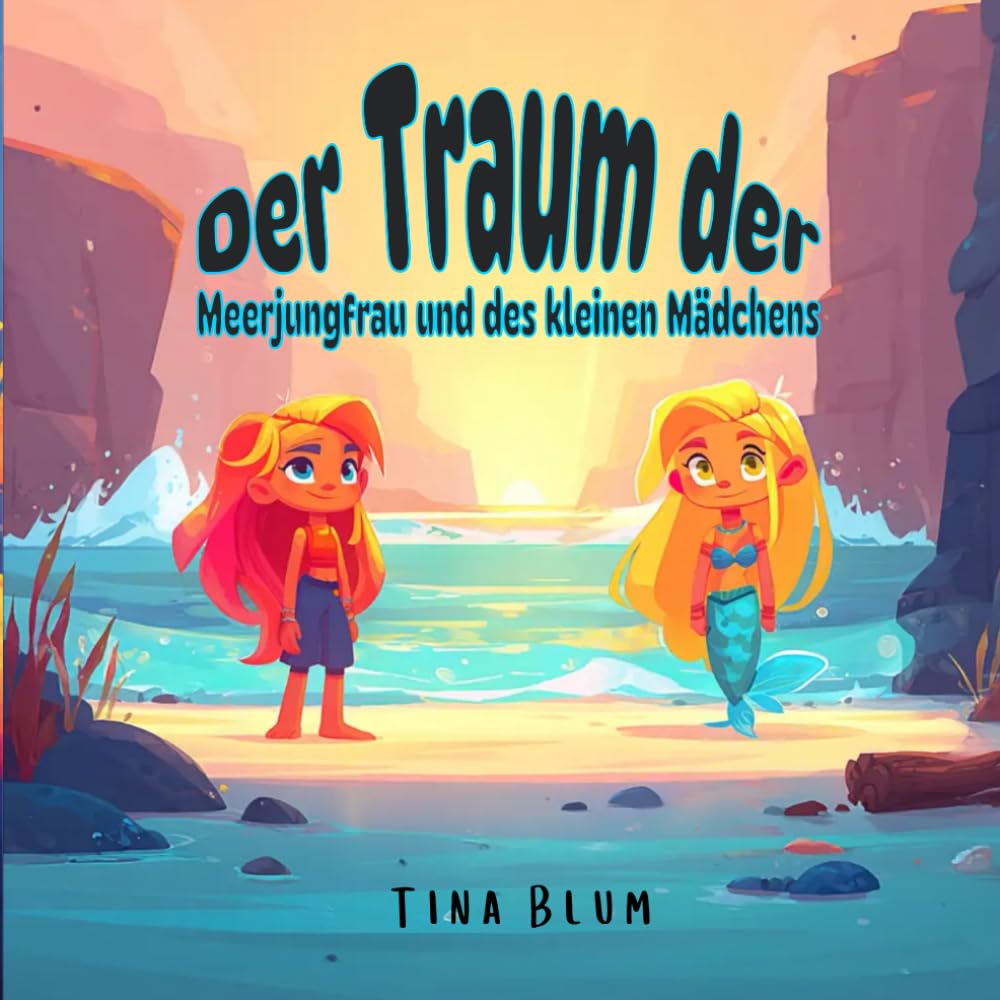 Der Traum der Meerjungfrau und des kleinen Mädchens