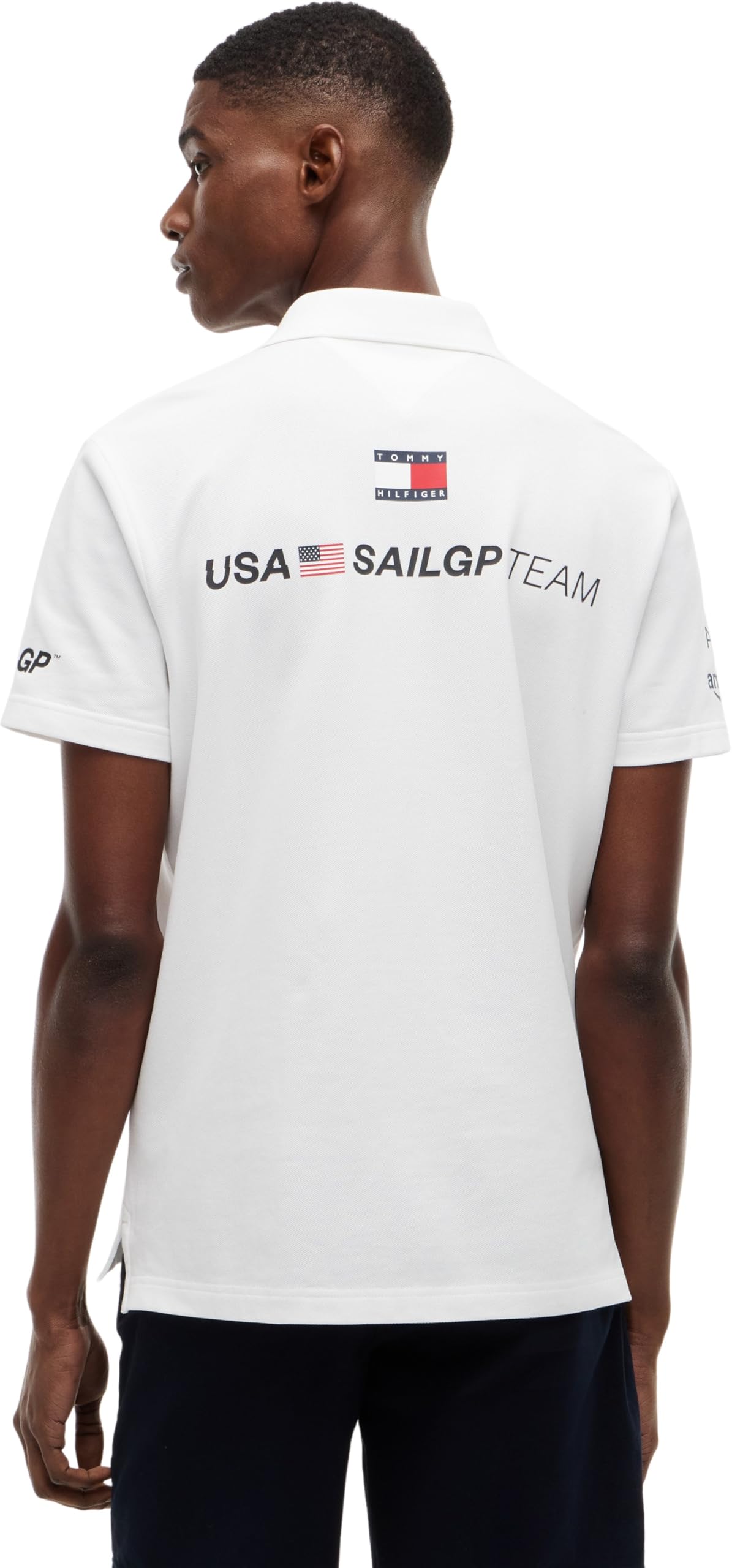 Tommy Hilfiger Herren Poloshirt Kurzarm US SailGP Replica Regular Fit