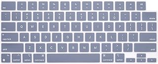 Se7enline compatible with MacBook Keyboard Cover for Mac Pro 14 16 inch & Mac Air 13.6 15.3 inch (M2 M1 Pro/Max) 2021 2022 2023 Model A2442 A2779/A2485 A2780/A2681/A2941 Protective Cover,Lavender Gray