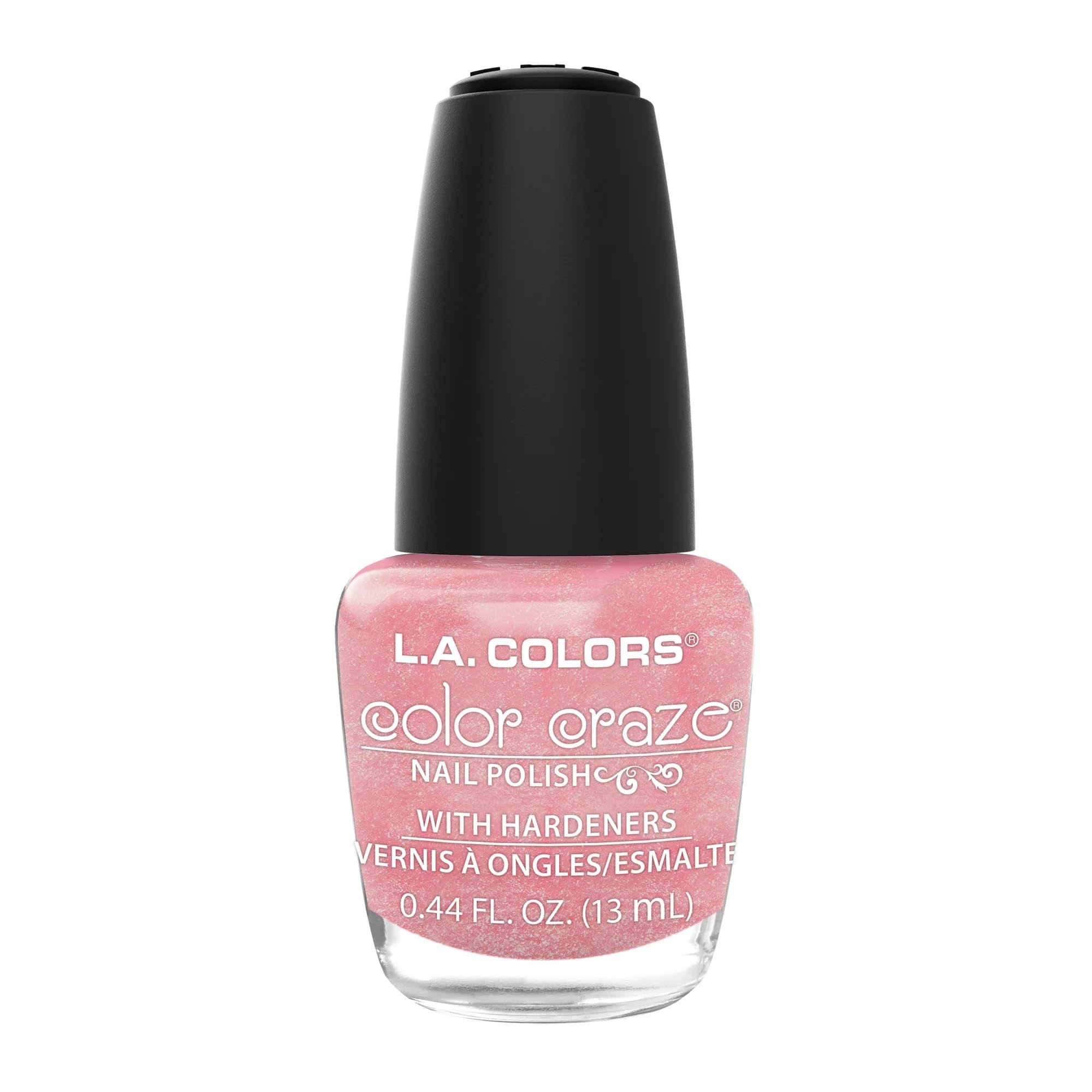L A COLORS Color Craze Nail Polish Pink Shimmer 0 44 fl oz