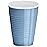 DecorRack Light Blue Plastic Cups, 12 oz Disposable Cups, Reusable Party Supplies (40 Count)