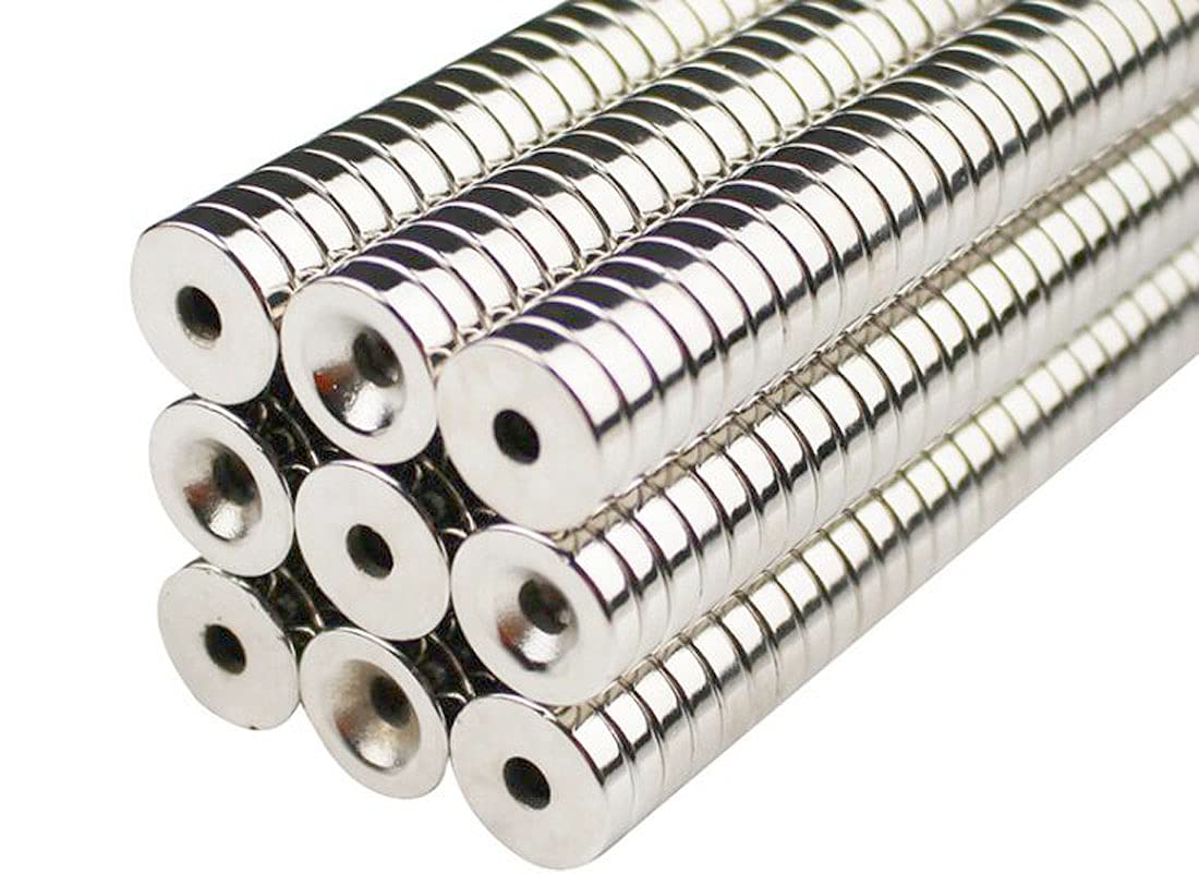 10 Pieces 18 x 3mm with 4mm Countersunk Hole Fastener Magnets - j — Amazon image 6
