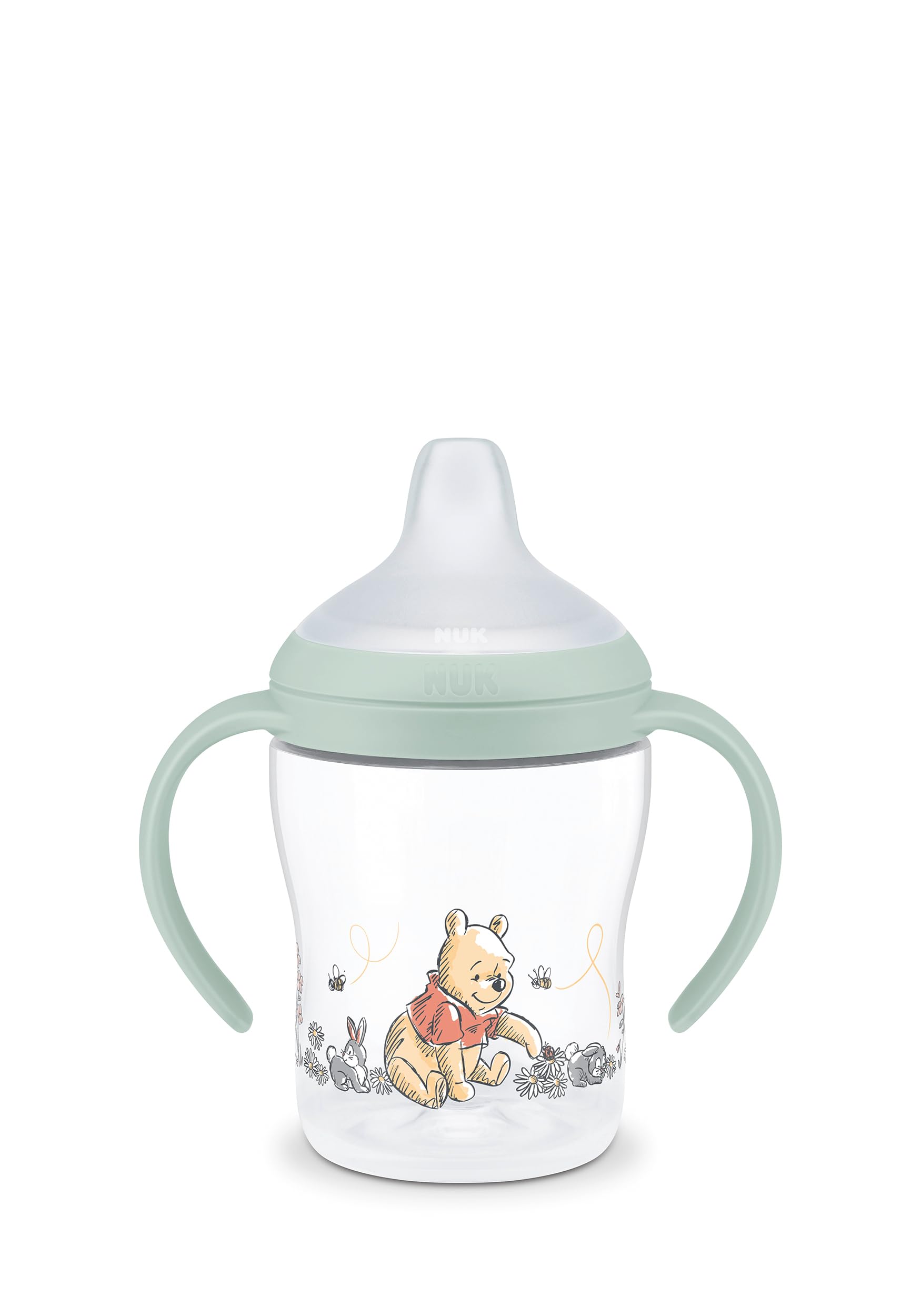 NUK Perfect Match Vaso de Aprendizaje Bebe | 6+ meses | 150 ml | Vaso antiderrames para niños pequeños | Asas antideslizantes | Disney Ígor | 1 unidad