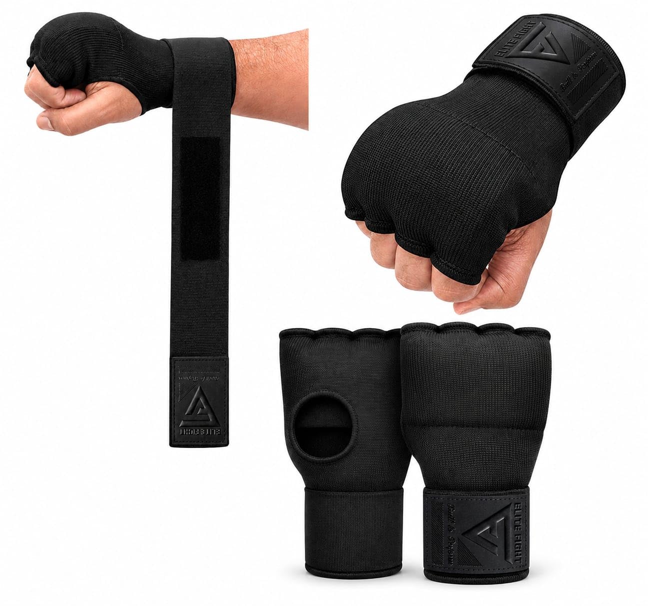 Kids Boxing Inner Gloves, Junior Hand Wraps with Wrist Support (Premium)