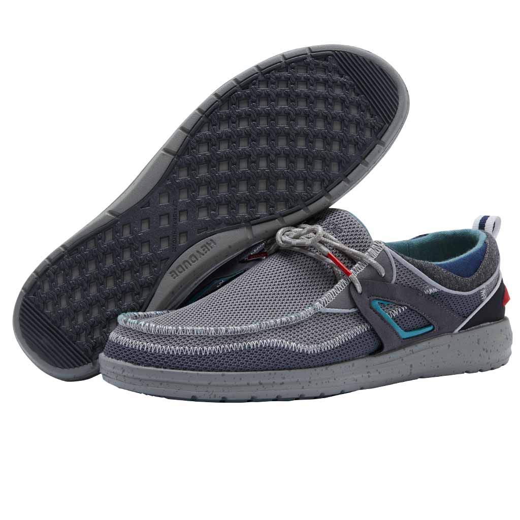 Hey Dude Wally Storm Hey Dude Men's Wally Storm Dark Grey Size