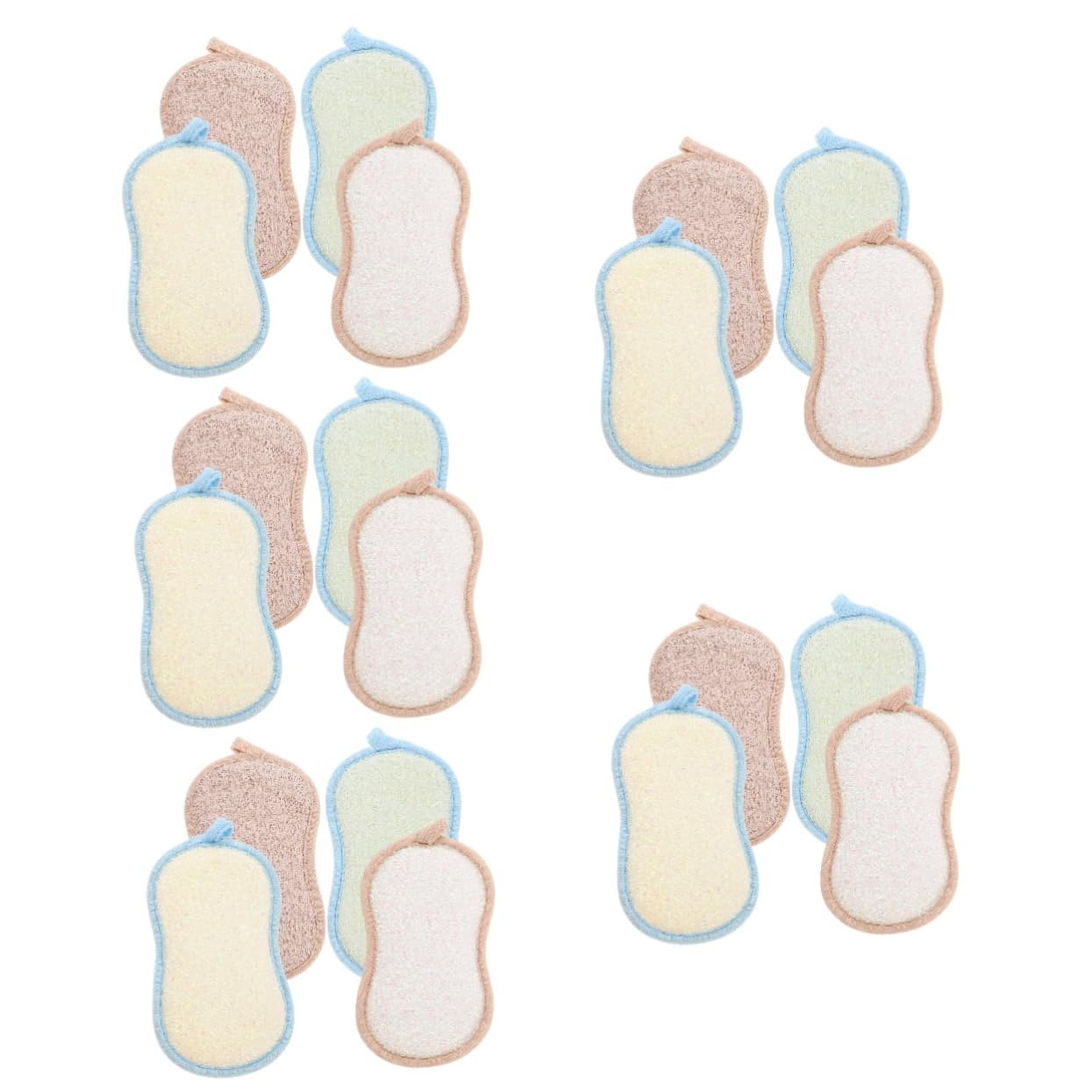 Healeved 30piezas Esponjas De Limpieza De Cocina De Doble Cara Eficaces para Fregar Platos y Ollas Material Antigrasa para Uso Doméstico