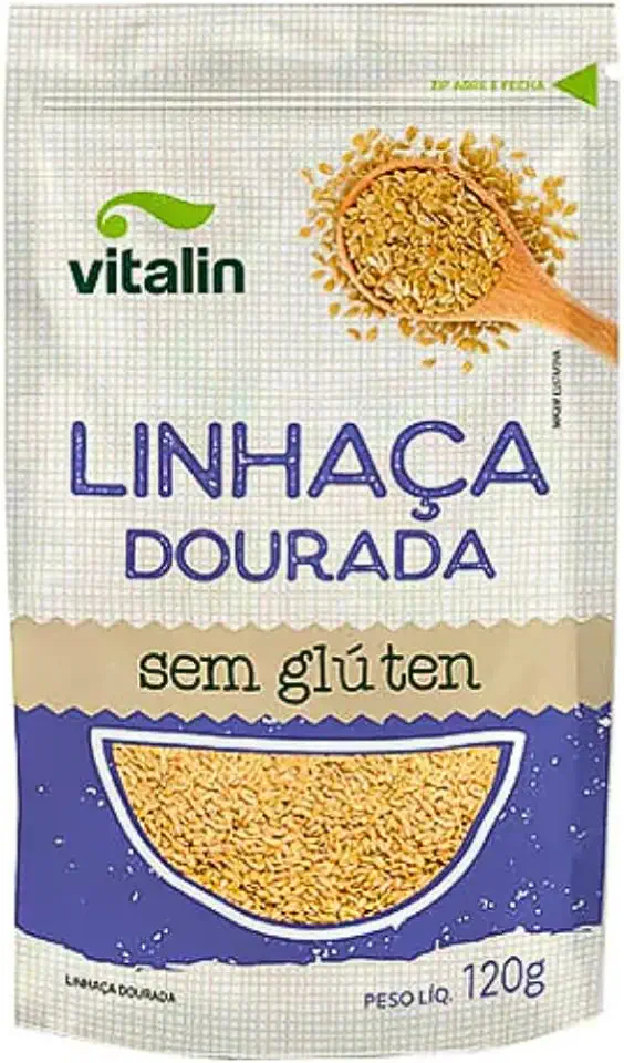 Vitalin Linhaça Dourada Grãos 120G