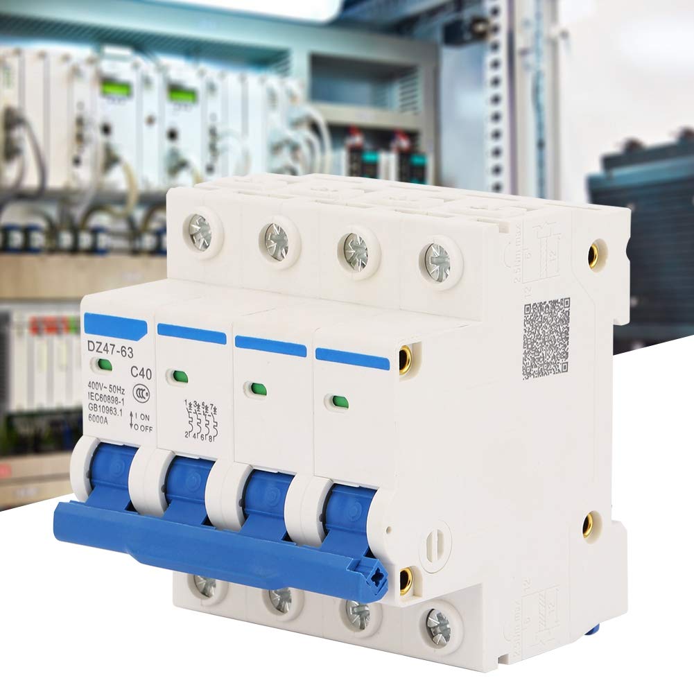 DZ47-63 Circuit Breaker, 40A Miniature, Manual Operation for