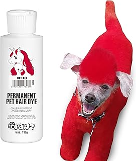 OPAWZ Permanent Dog Hair Dye, Pet Hair Dye Safely Used by Grooming Salons for a Decade, Pet Safe Dye Lasts Over 20 Washes,...