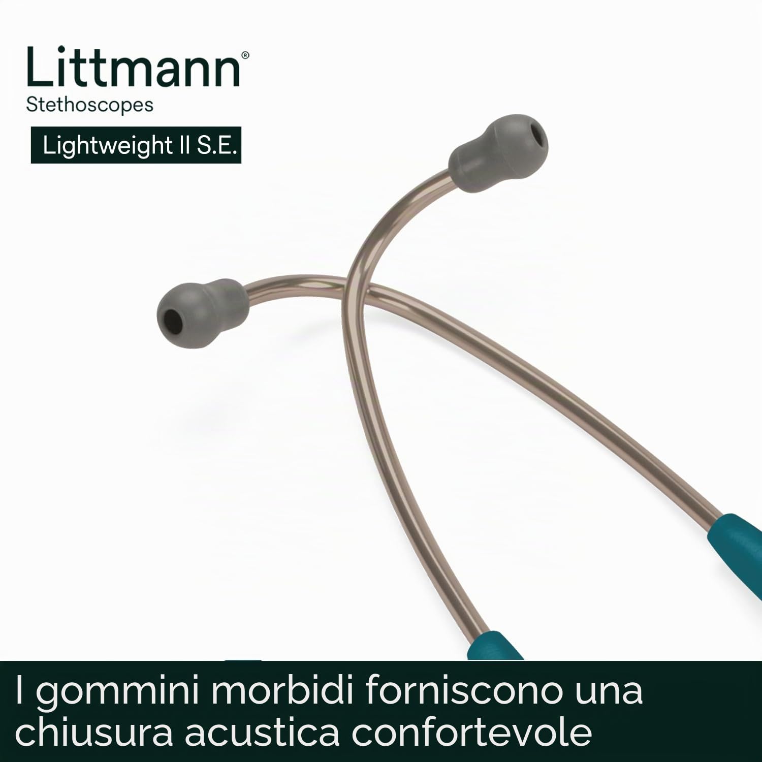 3M Littmann Stetoscopio Lightweight II S.E. Blu Caraibi, 2452