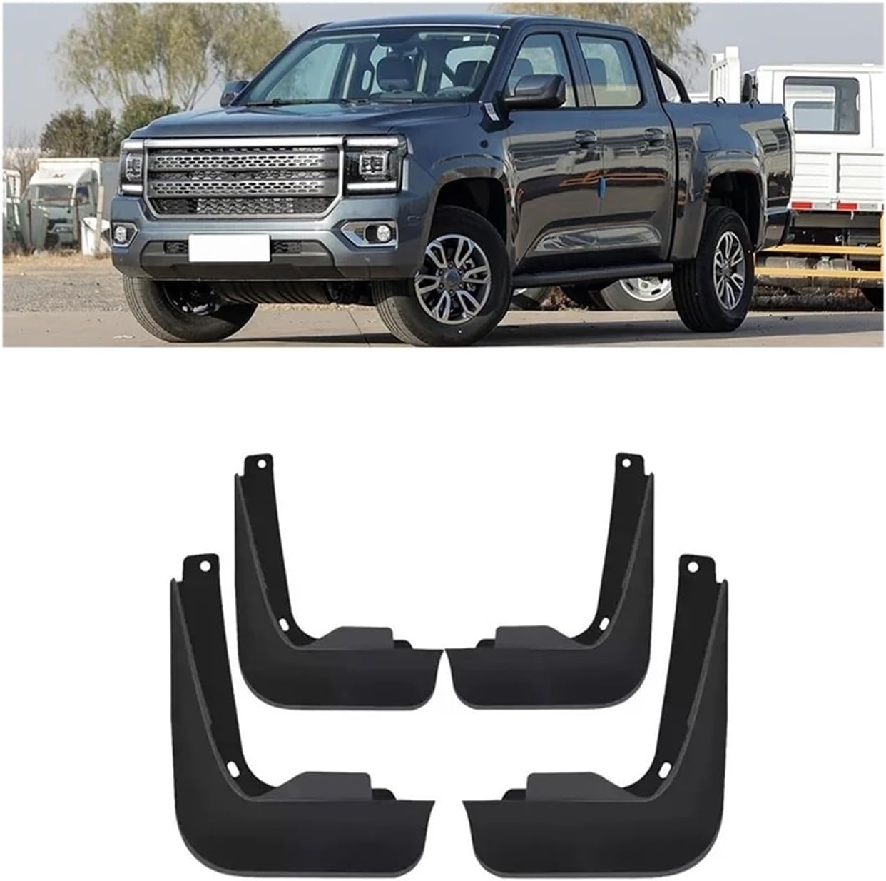 JMC グランドアベニュー用カースタイリング ABS 車マッドフラップスプラッシュガードマッドガードマッドフラップフロントリアフェン