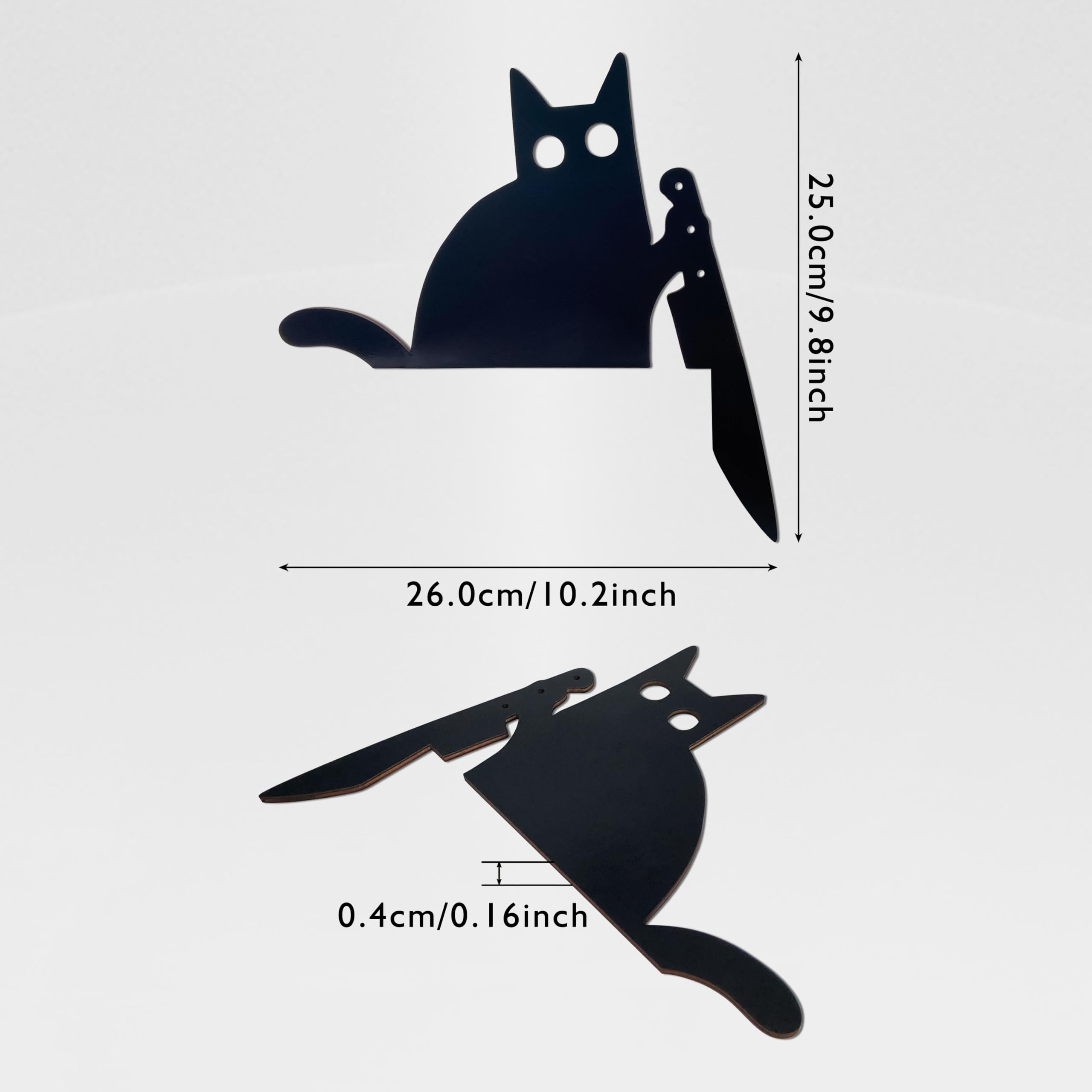 Black Cat Door Topper Cat Decor Door Corner Cute and Funny Cat Lover Gifts, Ideal for Friends Family