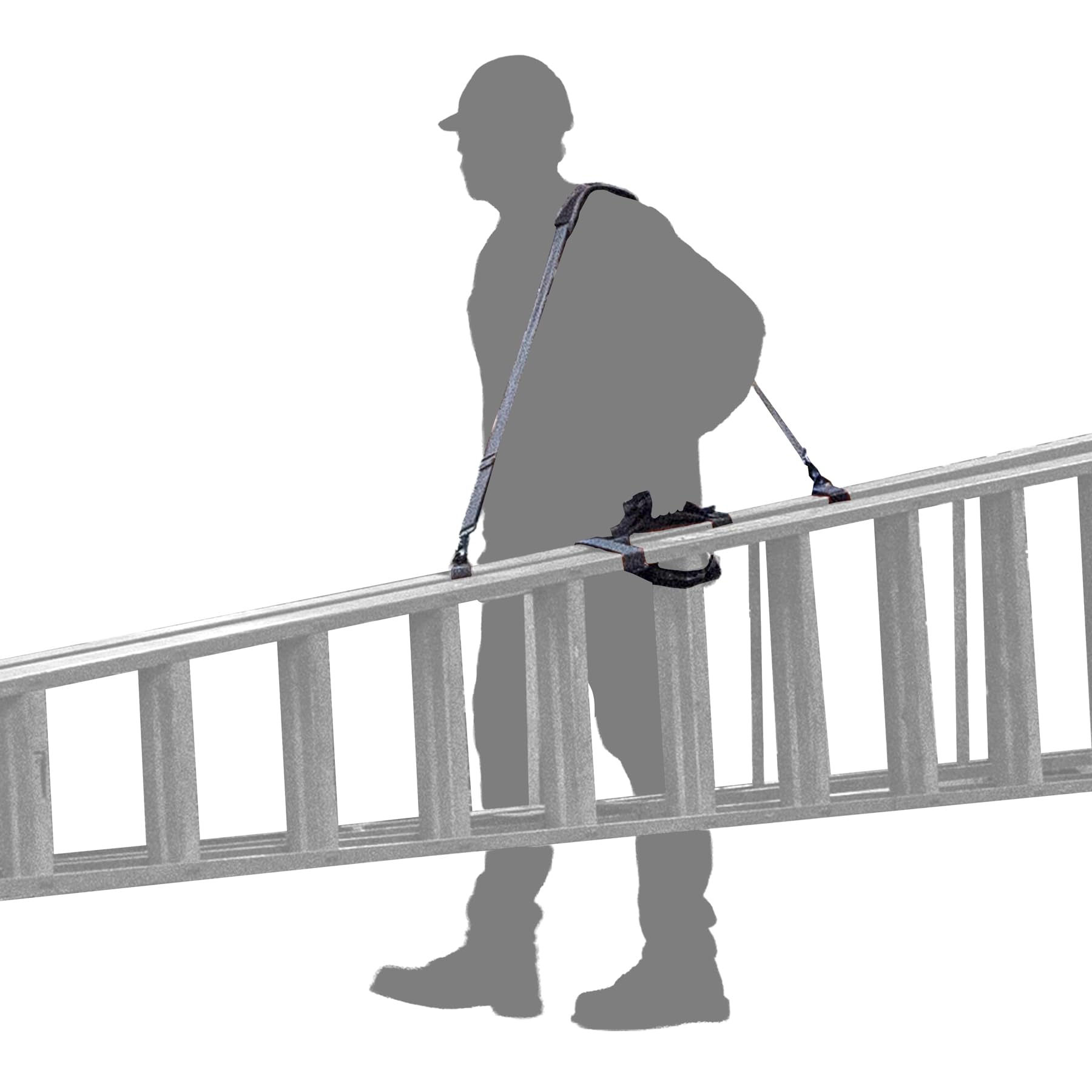 Ergodyne Arsenal 5300 Ladder Shoulder Lifting Strap & Carrying Handle, Black
