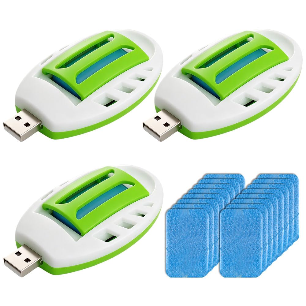 3 sztuki wtyków na komary, przenośna, USB, elektryczna ochrona przed komarami, ze 120 tabletkami odstraszającymi komary, gniazdka, ochrona przed komarami, na wędrówki, do użytku na świeżym powietrzu