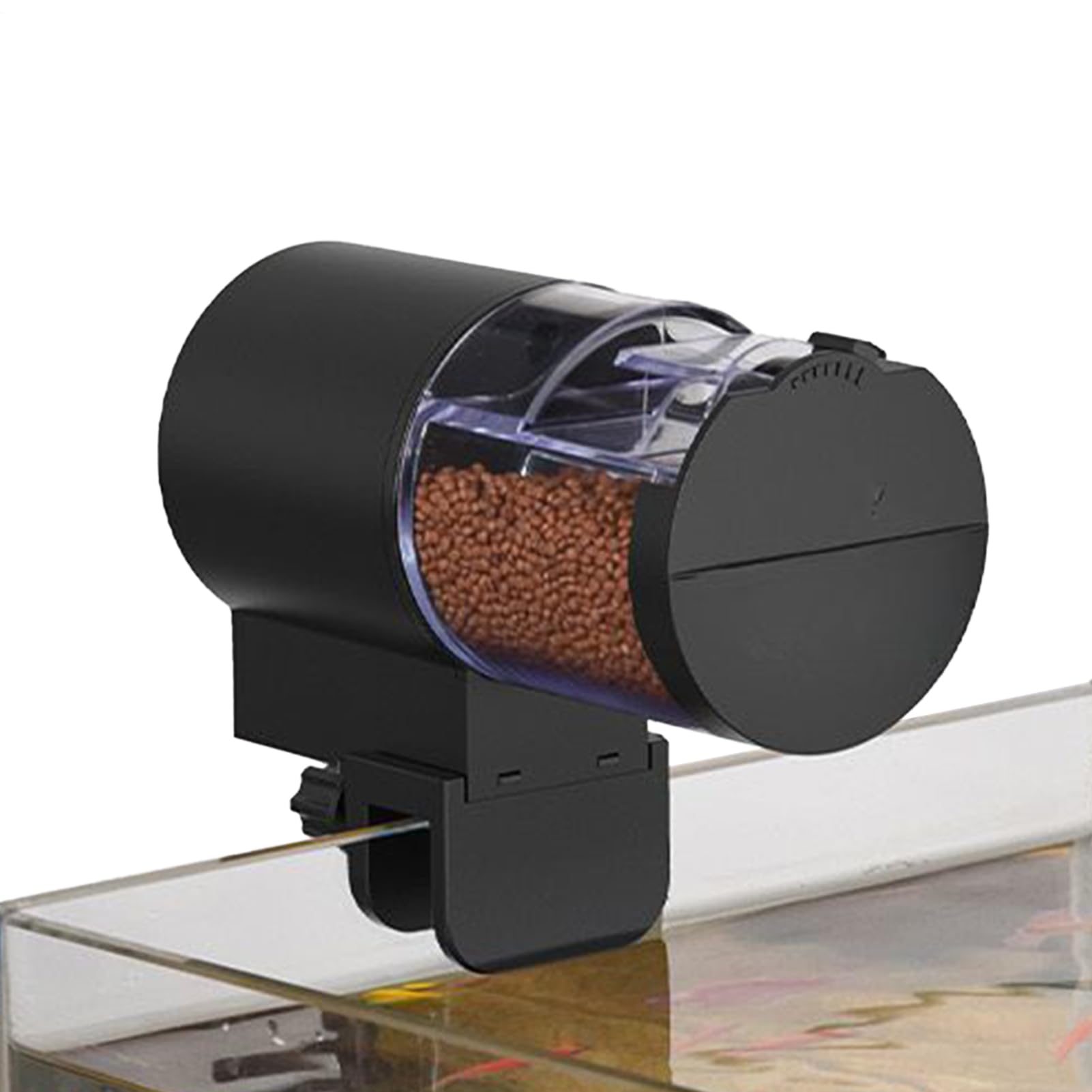 Alimentador de peces automático ideal para vacaciones y viajes con dosificador cronometrado de 100ml