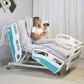 Cama Hospitalar Motorizada 10 Movimentos Luxo Com Colchão