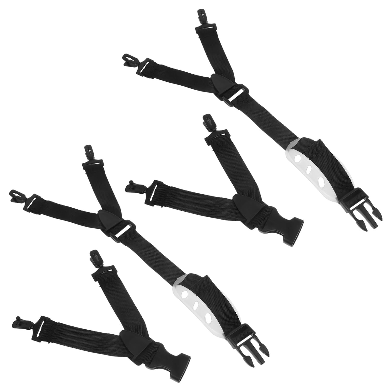 VICASKY 2pcs Safety Helmet Chin Straps - Durable & Comfortable Bicycle Helmet Parts for Men - Hard Hat with Chin Strap Football Helmet Strap Se Bike Parts Polyester Rope Buckle