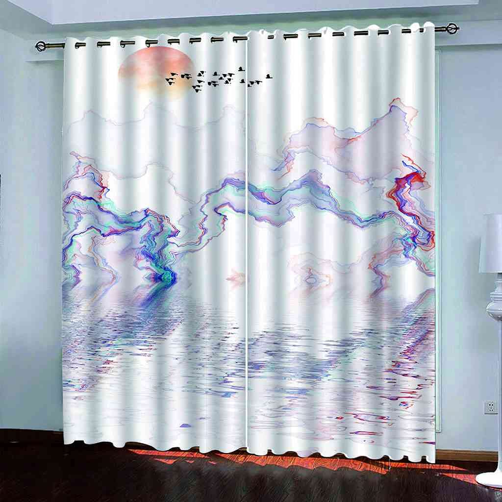 Rideau thermique et phonique occultant 264x242 cm pour fen&ecirc;tre de cuisine et chambre