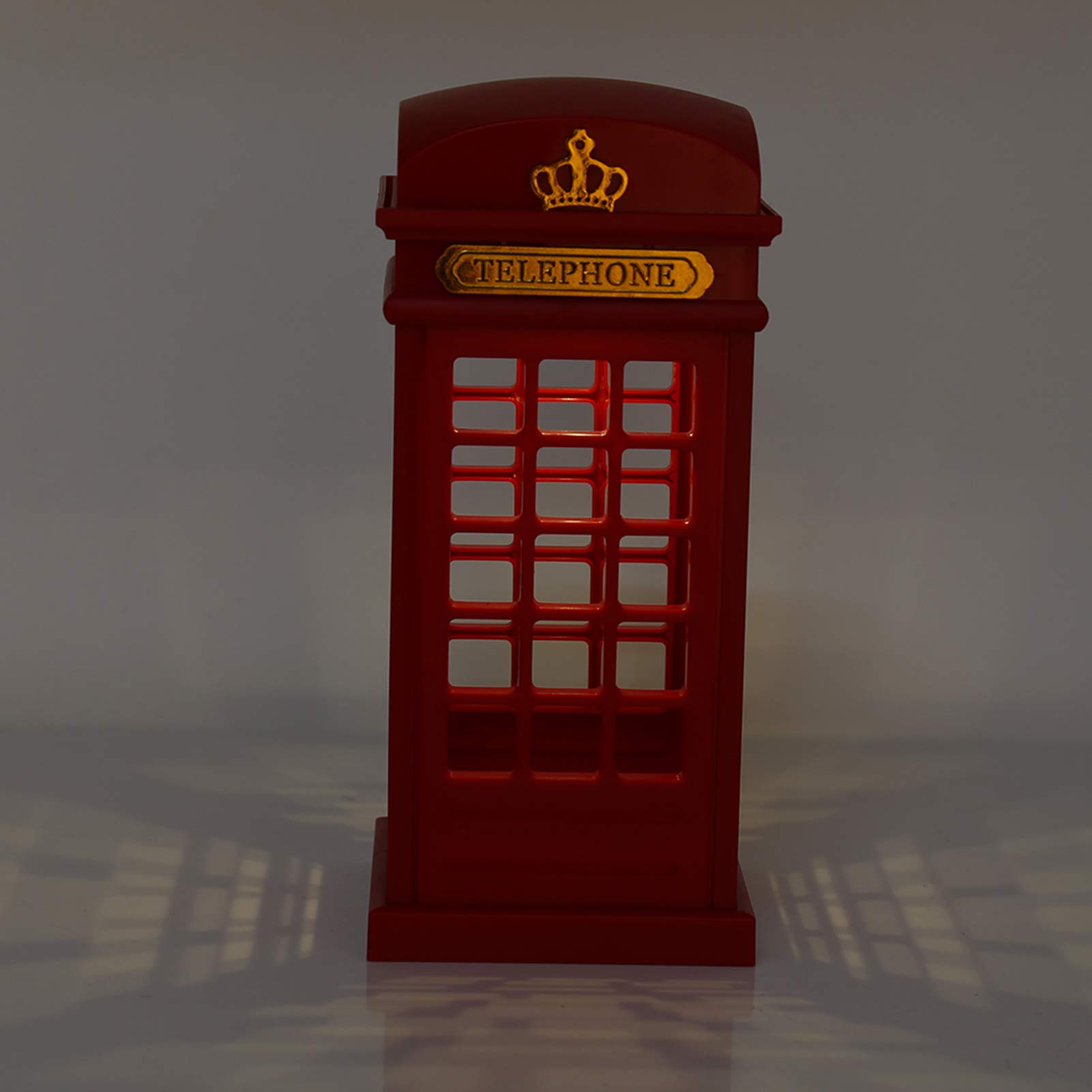 Londyńska Budka Telefoniczna Brytyjska Budka Telefoniczna Płótno Pic Red Abs Led Kreatywna Retro Klasyczna Budka Telefoniczna Lampka Nocna Czujnik Dotykowy Możliwość