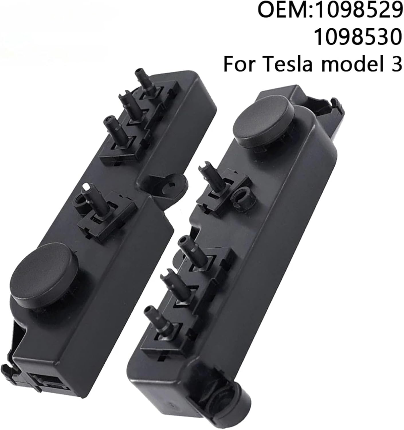 Car Switch 1098529 1098530 Front Left & Right Side Power Seat Adjustment Regulator Control Switch 2017-2020 Compatible with Tesla Model 3 Car Replacement(Left 1098529)