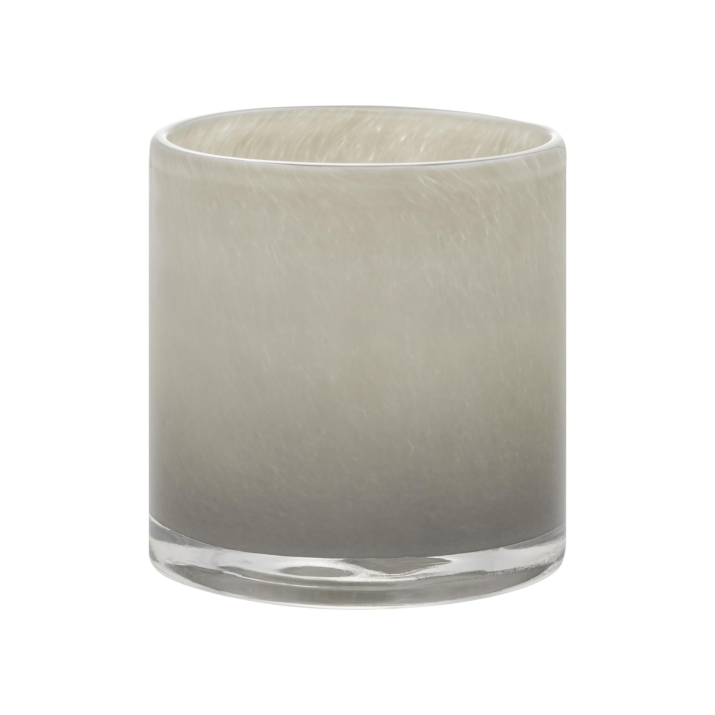 blomus Windlicht -SAGA- | Kerzenhalter aus Glas | Farbe Mourning Dove | Größe L | Ø15x 16H cm | für Innen- und Außendekoration