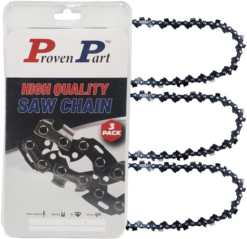 Proven Part Stihl Chainsaw Chain 16In .325" Pitch .063" Gauge 67 Drive Links- 26RM3 67 Fits STIHL 026, 028, 029, MS261 and More- 36890050067, L67 (3 Chains) - Micro Chisel