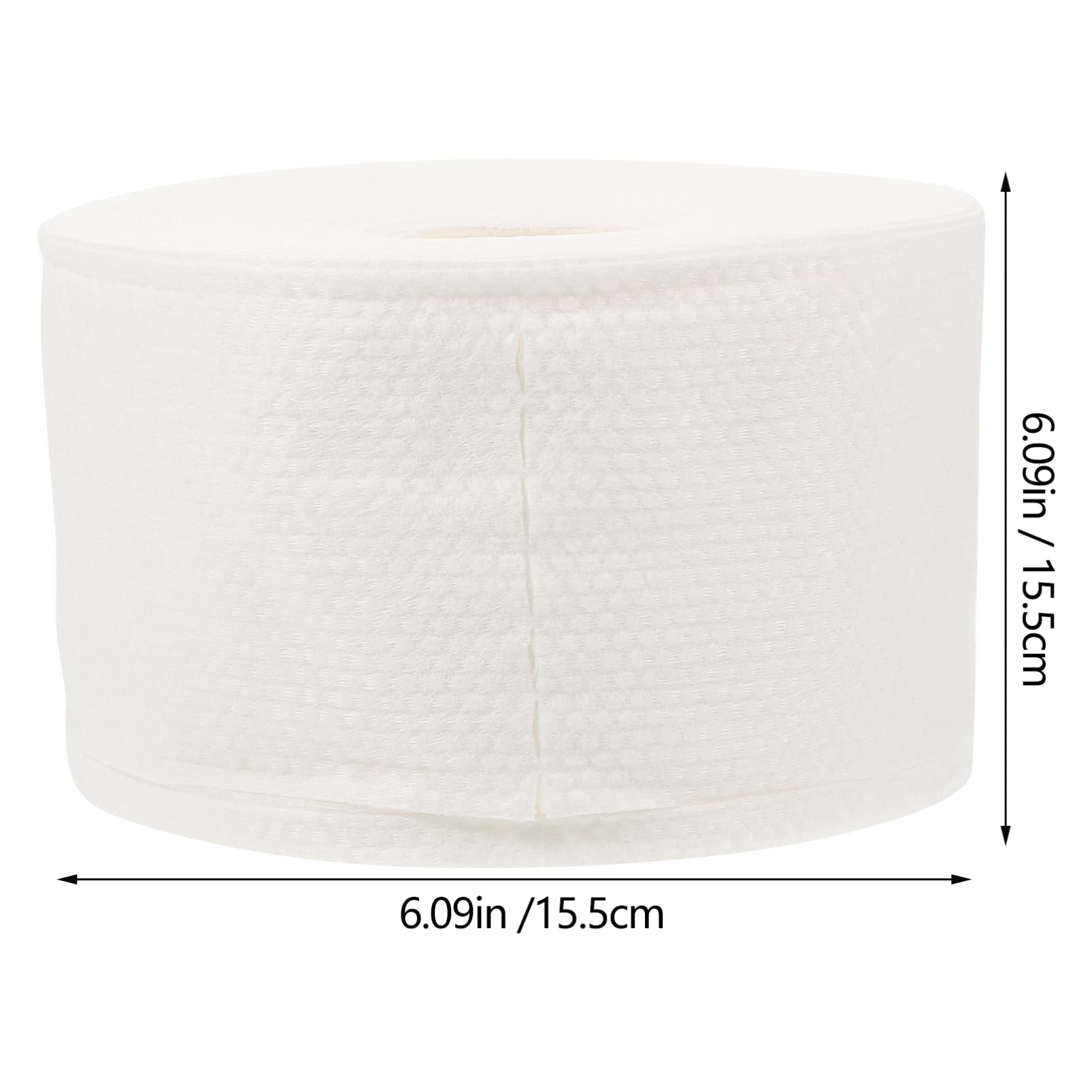 MUSISALY 1Roll Soft Disposable Facial Towel Thickening Washcloth for Daily Cleansing and Makeup Removal Convenient Feed Design for Dry and Wet Use