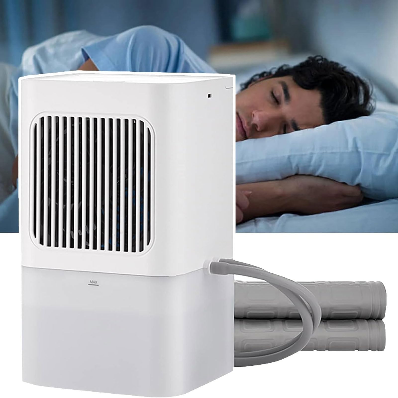 KJZQXYX Cooling Mattress Pad,with Remote Control/3 Gears Adjustable,Electric Water Cooler Mattress Topper Tool, for Hot Sleeper and Night Sweat (160x140cm)
