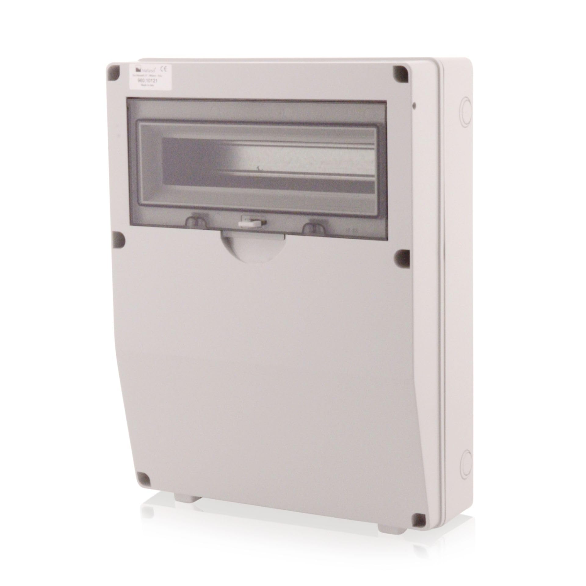 Intratec Baustromverteiler Aufputz Gehäuse IP65, 440x340mm, 6-8 CEE Steckverbindungen, Wasserdichtes Kunststoffgehäuse, UV-beständig, Außeneinsatz