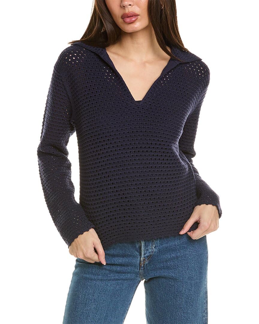 Vince Womens Textured Baja Pullover